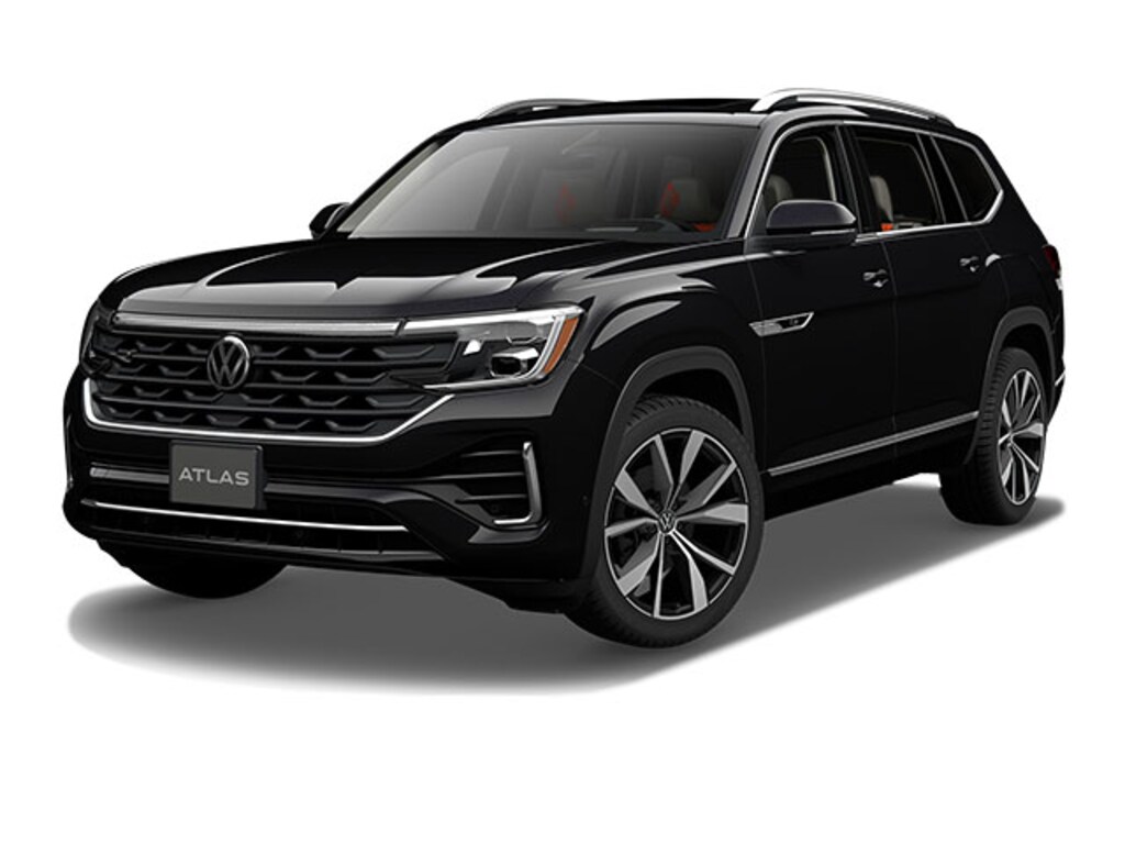 New 2024 Volkswagen Atlas SUV 2.0T SEL Premium RLine Deep Black Pearl